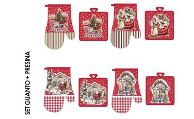 SET PRESINA+GUANTO XMAS VIENNA Tellini S.r.l. Ingrosso Abbigliamento